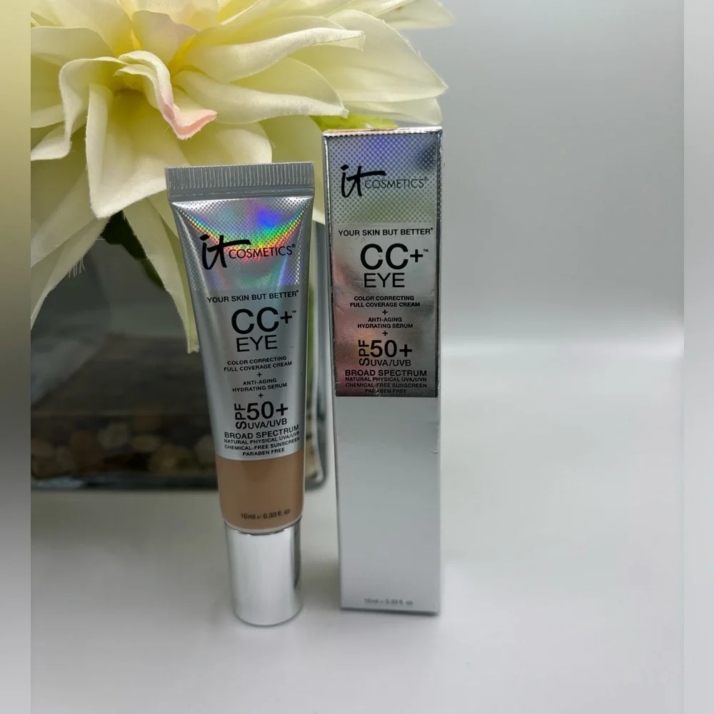 It Cosmetics CC+ Eye Color Correcting Full Coverage Cream ~ Medium